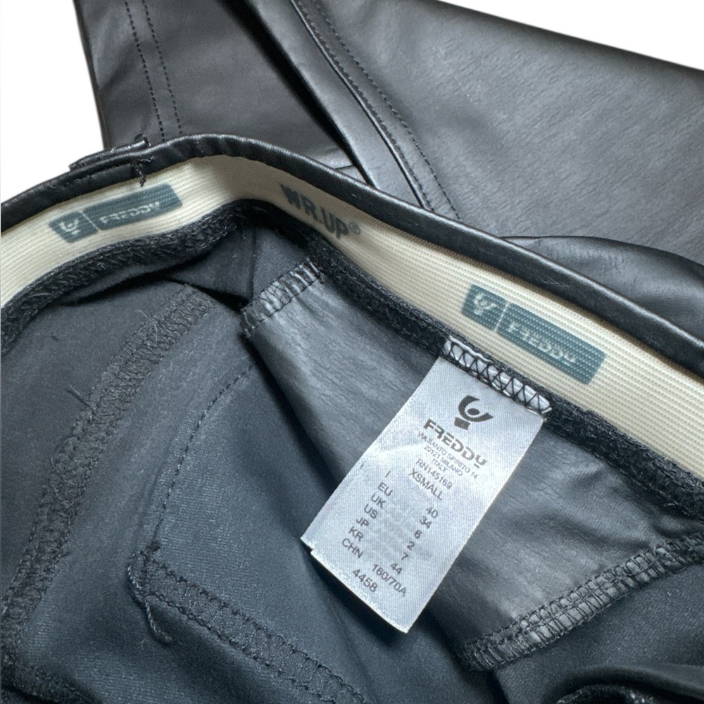 Freddy Leather like Pants, Black XS - Picture 4 of 5